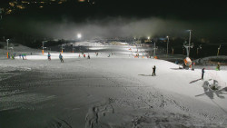 Horní část sjezdovky skiareálu Hlubočky