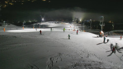 Horní část sjezdovky skiareálu Hlubočky