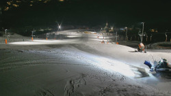 Horní část sjezdovky skiareálu Hlubočky