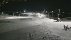 Horní část sjezdovky skiareálu Hlubočky