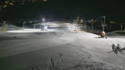 Horní část sjezdovky skiareálu Hlubočky