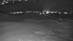 Horní část sjezdovky skiareálu Hlubočky