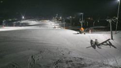 Horní část sjezdovky skiareálu Hlubočky