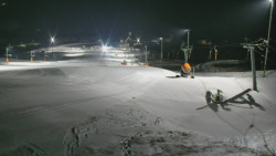 Horní část sjezdovky skiareálu Hlubočky