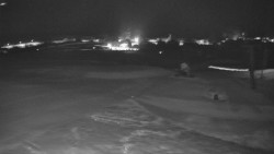 Horní část sjezdovky skiareálu Hlubočky