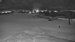 Horní část sjezdovky skiareálu Hlubočky