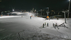 Horní část sjezdovky skiareálu Hlubočky