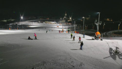 Horní část sjezdovky skiareálu Hlubočky