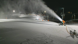 Horní část sjezdovky skiareálu Hlubočky