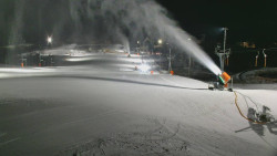 Horní část sjezdovky skiareálu Hlubočky