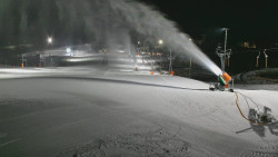 Horní část sjezdovky skiareálu Hlubočky