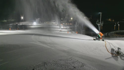 Horní část sjezdovky skiareálu Hlubočky