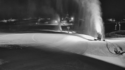 Horní část sjezdovky skiareálu Hlubočky