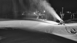 Skiareál Hlubočky - Horní část sjezdovky skiareálu Hlubočky - 21.2.2026 v 00:30 Skiareál Hlubočky - Horní část sjezdovky skiareálu Hlubočky - 21.2.2026 v 00:30