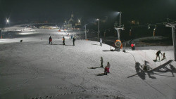 Horní část sjezdovky skiareálu Hlubočky