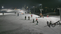 Horní část sjezdovky skiareálu Hlubočky