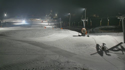 Horní část sjezdovky skiareálu Hlubočky