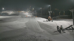 Horní část sjezdovky skiareálu Hlubočky