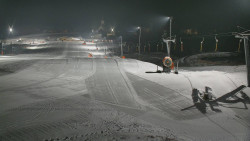 Horní část sjezdovky skiareálu Hlubočky