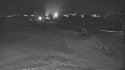 Horní část sjezdovky skiareálu Hlubočky