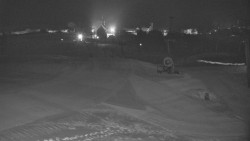 Horní část sjezdovky skiareálu Hlubočky