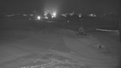 Horní část sjezdovky skiareálu Hlubočky