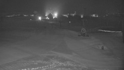 Horní část sjezdovky skiareálu Hlubočky