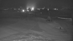 Horní část sjezdovky skiareálu Hlubočky