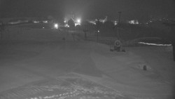 Horní část sjezdovky skiareálu Hlubočky