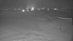 Horní část sjezdovky skiareálu Hlubočky