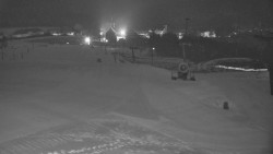 Horní část sjezdovky skiareálu Hlubočky