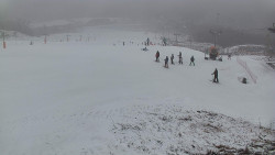 Horní část sjezdovky skiareálu Hlubočky