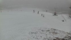 Horní část sjezdovky skiareálu Hlubočky