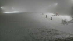 Horní část sjezdovky skiareálu Hlubočky