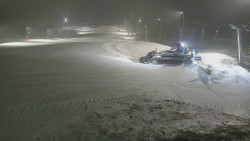 Horní část sjezdovky skiareálu Hlubočky