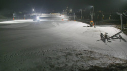 Horní část sjezdovky skiareálu Hlubočky