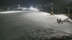 Horní část sjezdovky skiareálu Hlubočky