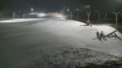 Horní část sjezdovky skiareálu Hlubočky