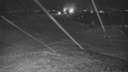 Horní část sjezdovky skiareálu Hlubočky