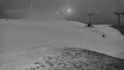 Horní část sjezdovky skiareálu Hlubočky