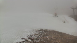 Horní část sjezdovky skiareálu Hlubočky