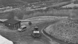 Horní část sjezdovky skiareálu Hlubočky