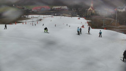 Horní část sjezdovky skiareálu Hlubočky