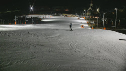 Horní část sjezdovky skiareálu Hlubočky