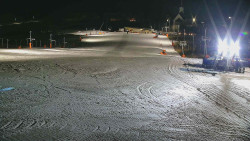 Horní část sjezdovky skiareálu Hlubočky