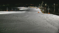 Horní část sjezdovky skiareálu Hlubočky