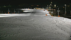 Horní část sjezdovky skiareálu Hlubočky