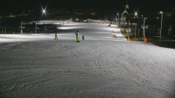 Horní část sjezdovky skiareálu Hlubočky