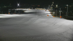 Horní část sjezdovky skiareálu Hlubočky