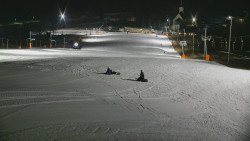 Horní část sjezdovky skiareálu Hlubočky